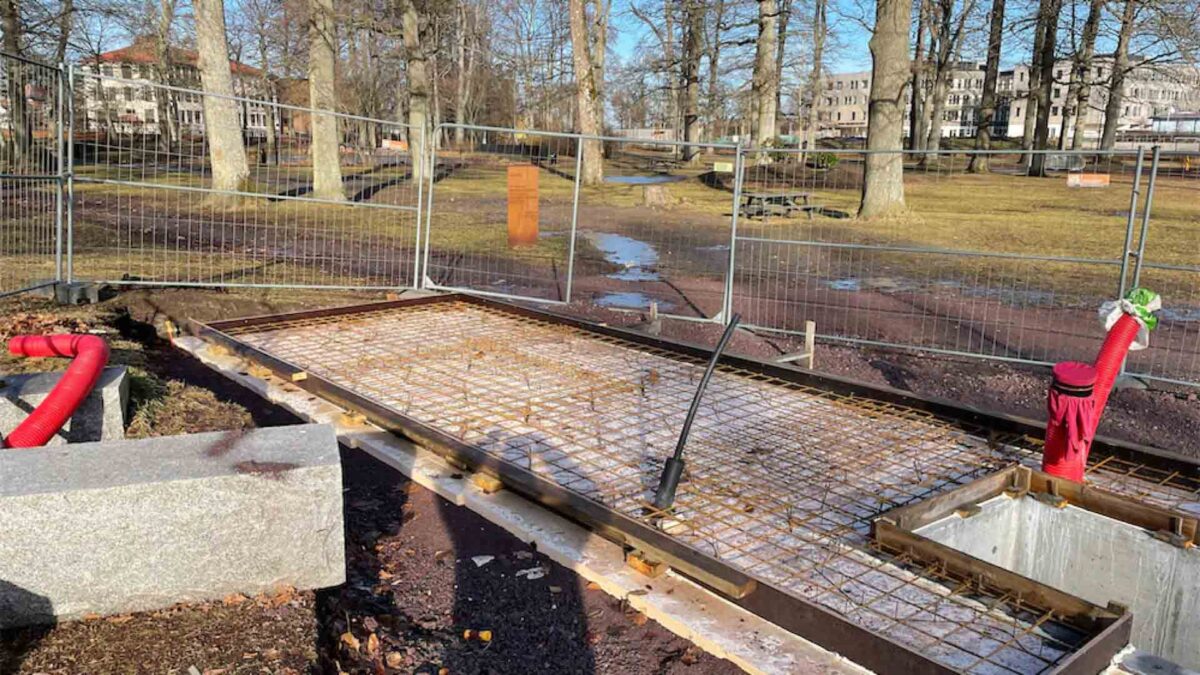 Lystlunden Park – Urban Utebane (2022) — Lystlunden Park 2022 – Kunstisbane i Horten